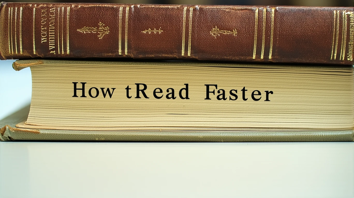 How to Read Faster - AI generated image