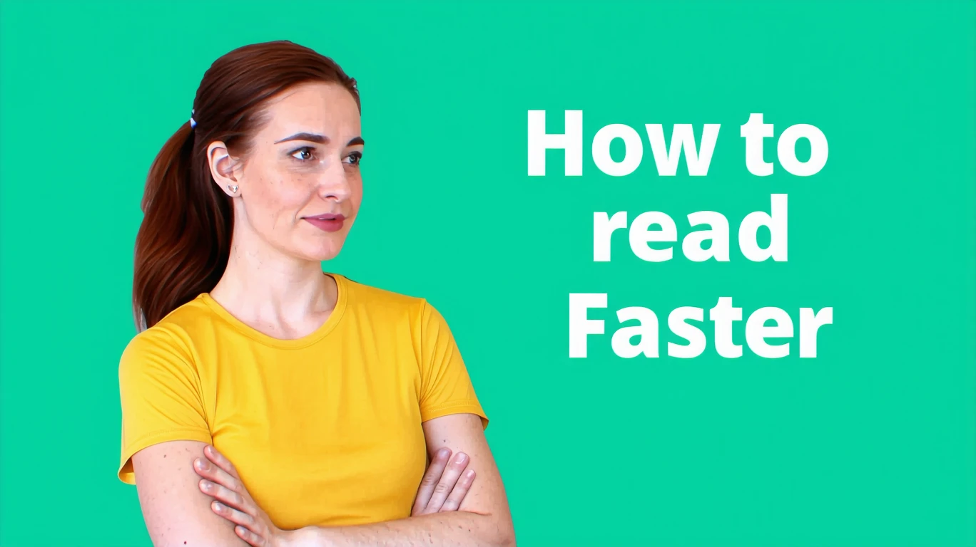 How to Read Faster - AI generated image